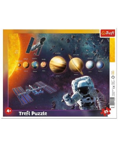 Детски пъзел Trefl от 25 части - Слънчевата система