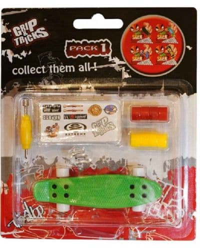 Играчка за пръсти Grip&amp;Trick - Penny Board, зелен