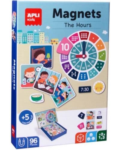 Детска магнитна игра Apli - Часовете