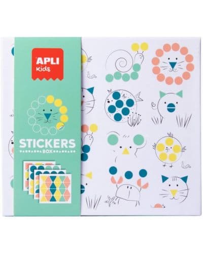 Игра със стикери Apli - Животни