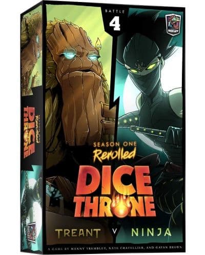 Настолна игра Dice Throne - Treant vs Ninja (Season 1 Rerolled) - Семейна