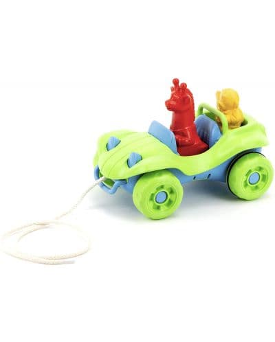 Играчка за дърпане Green Toys - Бъги, зелено