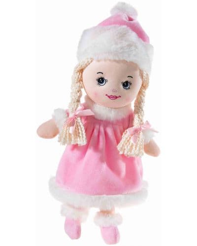 Мека кукла Heunec Poupetta - Анушка, със зимни дрехи, 30 cm