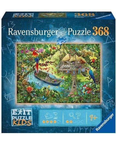Пъзел Ravensburger от 368 части - Експедиция в джунглата