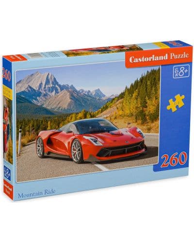 Пъзел Castorland от 260 части - Червен автомобил