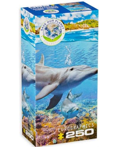 Пъзел Eurographics от 250 части - Делфини