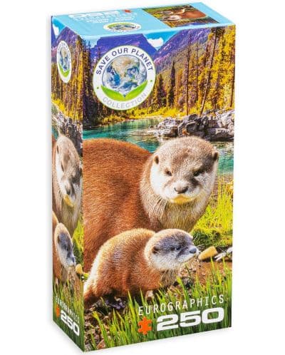 Пъзел Eurographics от 250 части - Видри