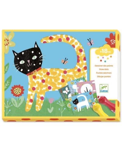 Творчески комплект за оцветяване Djeco Small Dots