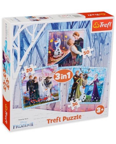 Пъзел Trefl 3 в 1 - Вълшебната история