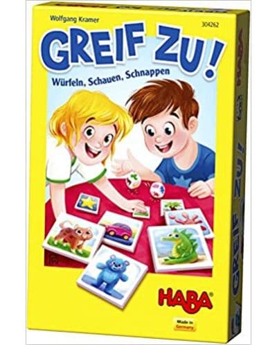 Детска настолна игра със зарове Haba - Реагирай бързо