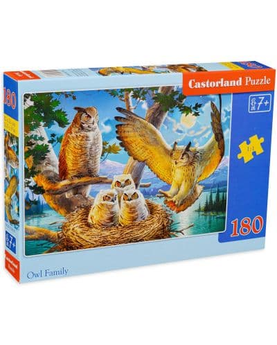 Пъзел Castorland от 180 части - Бухалчета