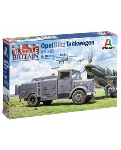 Сглобяем Модел Italeri Военни: Камиони - Германска цистерна Opel Blitz Kfz.385