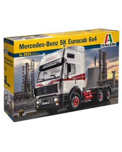 Сглобяем Модел Italeri Съвременни: Камиони - Камион влекач Mercedes Benz SK Eurocab