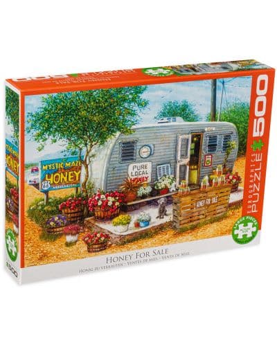 Пъзел Eurographics от 500 XXL части - На пазар за мед