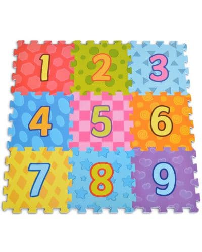 Мек пъзел за под Moni - Number, 9 части