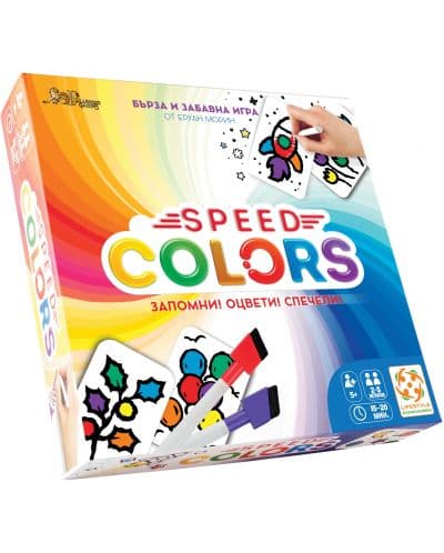 Настолна игра Speed Colors (Българско издание) - детска