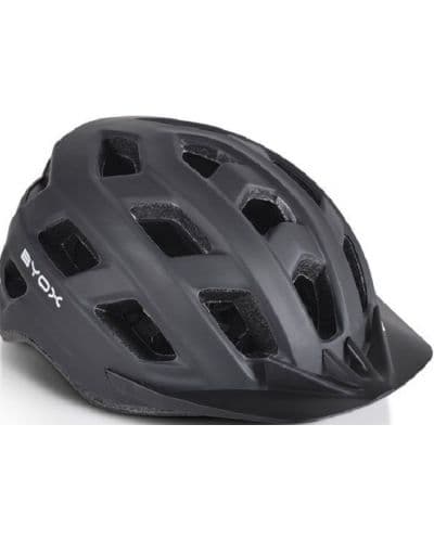 Детска каска Byox - Y41, L (58-62 cm), Черна