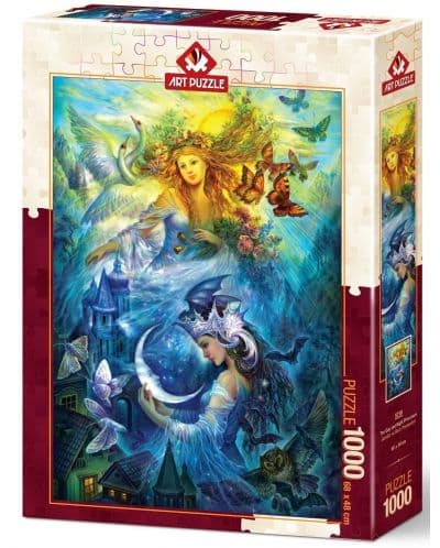 Пъзел Art Puzzle от 1000 части - Принцеси на деня и нощта