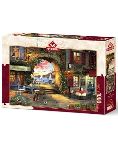 Пъзел Art Puzzle от 1000 части - Морски ресторант