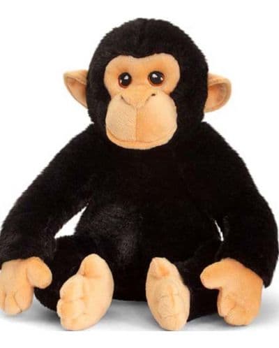 Eкологична плюшена играчка Keel Toys Keeleco - Шимпанзе, 25 cm