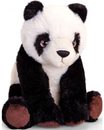 Eкологична плюшена играчка Keel Toys Keeleco - Панда, 18 cm