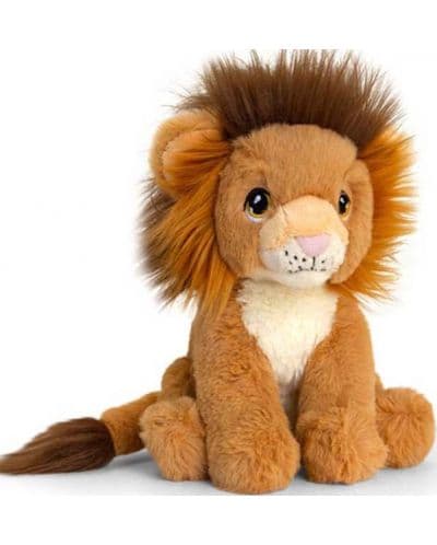 Eкологична плюшена играчка Keel Toys Keeleco - Лъв, 18 cm