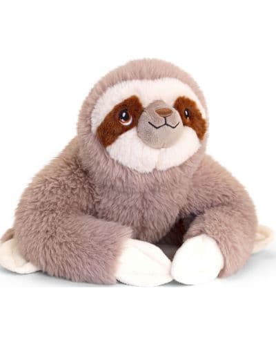 Eкологична плюшена играчка Keel Toys Keeleco - Ленивец, 25 cm
