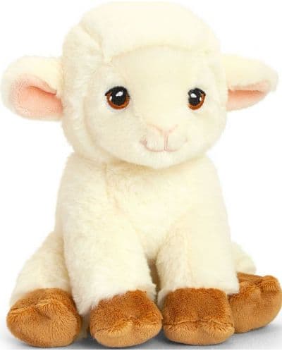 Екологична плюшена играчка Keel Toys Keeleco - Овца, 19 cm