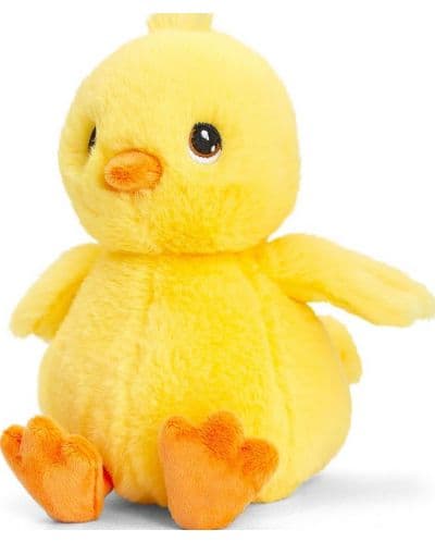 Екологична плюшена играчка Keel Toys Keeleco - Пиленце, 18 cm
