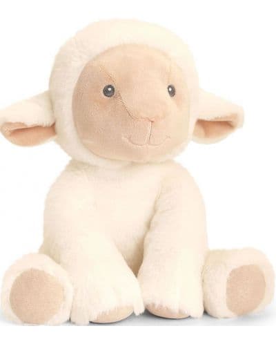 Плюшена играчка Keel Toys Keeleco - Агънце, 25 cm