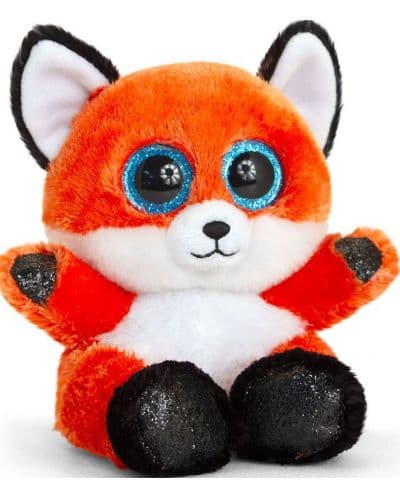 Плюшена играчка Keel Toys - Анимотсу, Лисица, 15 cm