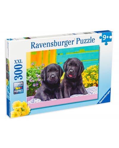 Пъзел Ravensburger от 300 XXL части - Сладки кученца