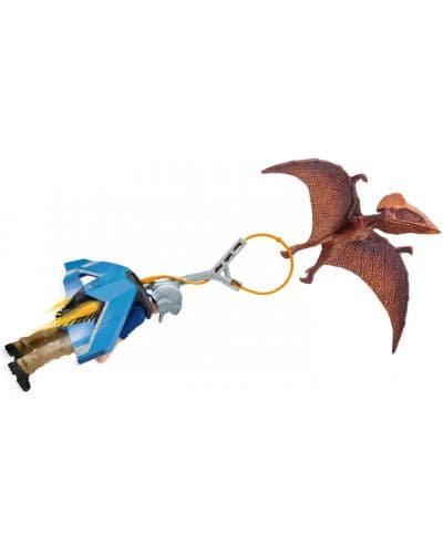 Комплект фигурки Schleich Dinosaurs - Преследване с реактивна раница