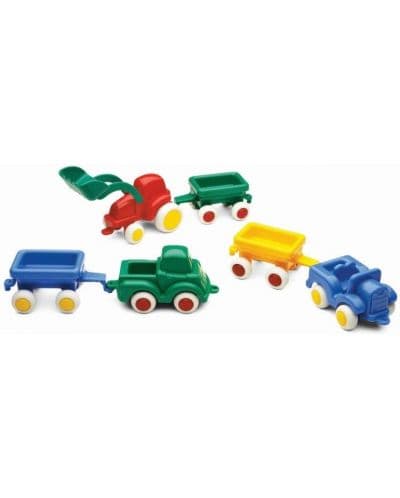 Играчка Viking Toys - Мини бръмби с ремарке, 15 cm, асортимент