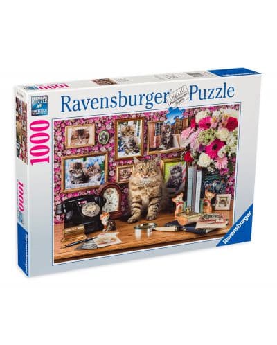 Пъзел Ravensburger от 1000 части - Моето сладко коте