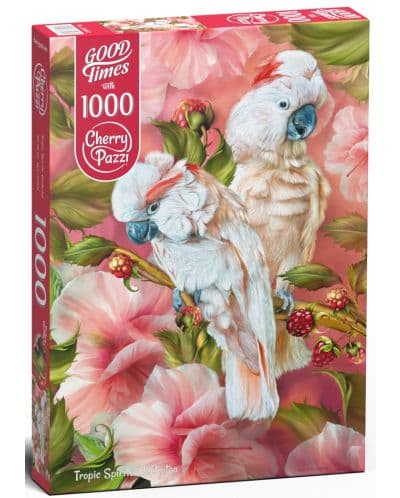 Пъзел Cherry Pazzi от 1000 части – Сладки птички