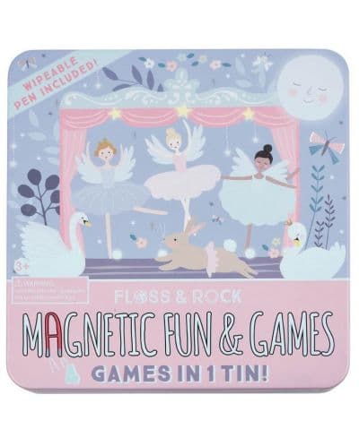 Детски магнитни игри 4в1 Floss&amp;Rock - Балерини
