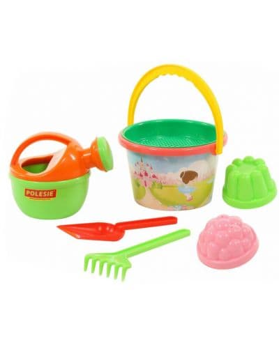Детски плажен комплект Polesie Toys, 7 части, асортимент