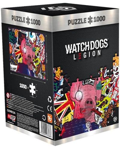 Пъзел Good Loot от 1000 части - Watch Dogs Legion: Pig Mask