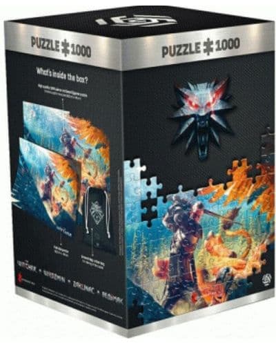 Пъзел Good Loot от 1000 части - The Witcher: Griffin Fight