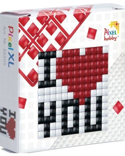 Креативен комплект с пиксели Pixelhobby - XL, Обичам те