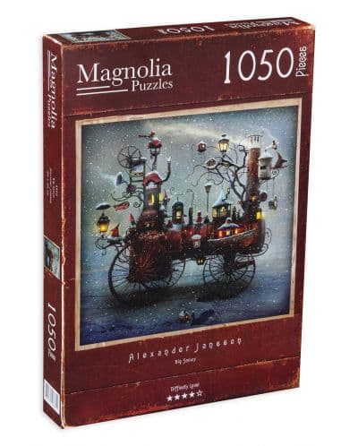 Квадратен пъзел Magnolia от 1050 части - В снега