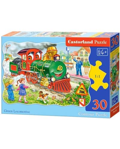 Пъзел Castorland от 30 части - Влакче