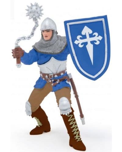 Фигурка Papo The Medieval Era - Рицар с боздуган
