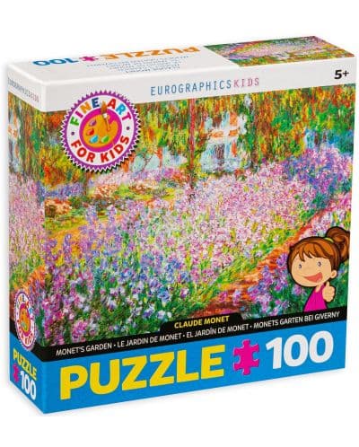 Пъзел Eurographics от 100 части – Градината на Моне
