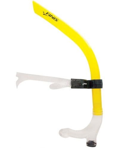 Шнорхел за техника и тренировка Finis - Swimmer's Snorkel, Yellow