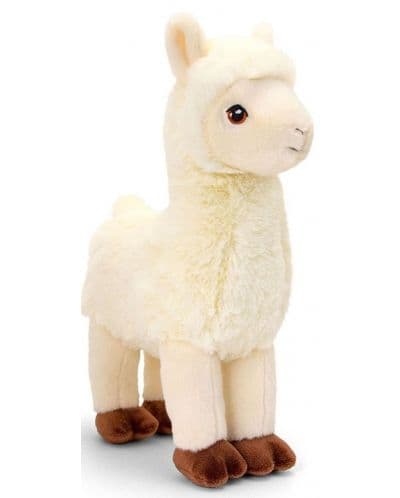 Eкологична плюшена играчка Keel Toys Keeleco - Лама, 30 cm