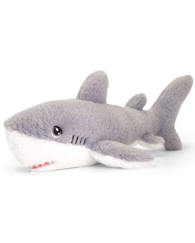 Eкологична плюшена играчка Keel Toys Keeleco - Акула, 25 cm