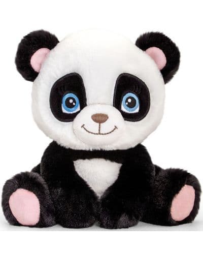 Плюшена играчка Keel Toys Keeleco Adoptable World - Панда, 25 cm