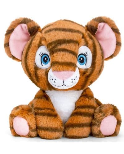 Плюшена играчка Keel Toys Keeleco Adoptable World - Тигър, 25 cm
